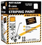P2593849-6PK Professional Inverted Striping Spray Paint, 18 Oz, White, Pack New. Price: $76.99.