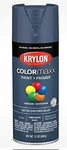 Krylon Colormaxx 12 Ounce Oxford Blue Satin Spray Paint And Primer New. Price: $12.43.