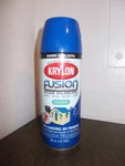 Krylon Fusion For Plastic Aerosol Spray Paint, 12OZ, 2329 Patriotic Blue Used. Price: $21.98.