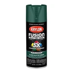Krylon Fusion K02789007 ALL-IN-1 Spray Paint For In/outdoor, Gloss Hunter Green New. Price: $16.26.