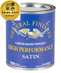 General Finishes High Performance Water Based Topcoat, 1 Quart, Satin New. Price: $80.29.