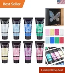 Galaxy Glitter Acrylic Paint Set - 8 Twinkle Iridescent Colors 0.71 Fl Oz / 2... New. Price: $31.62.