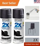 Pcs Rust-oleum Painter's Touch 2X Ultra Cover Spray Paint, 12 Oz, Flat Black New. Price: $19.83.