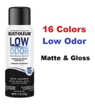 Rust-oleum Low Odor Gloss & Matte Water-based Spray Paint 11 Oz (choose Color) New. Price: $12.99.