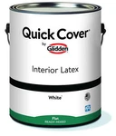 Glidden Quick Cover Interior Latex Paint Flat, White, 1 Gallon New. Price: $21.29.