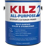 Kilz Latex Interior/exterior Sealer Stain Blocking Primer, White, Gal. 20041 New. Price: $29.67.