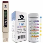 Eseasongear SALT-3000 + TS107 Combo, Meter Test Strip For Wate Pool New. Price: $25.99.