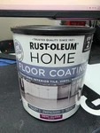 Rust-oleum Home Floor Coating 1 Qt. Tile Vinyl Wood Semi-gloss Clear 358870 New!. Price: $29.99.