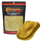 Custom Shop Brilliant Gold 4-OUNCE Flake .004 Micron Size New. Price: $17.99.