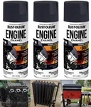 3PK Rust-oleum Engine Enamel Cast Coat Iron Spray Paint High Heat 600 F 11OZ New. Price: $29.99.