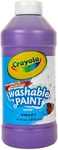 New Crayola Washable Paint 16OZ Violet/purple For Kids , Easy Squeeze Bottle. Price: $17.50.
