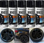 (5 Pack) Rust-oleum Automotive Wheel 3X Gloss Spray Paint, Black, 11 Oz New. Price: $55.09.