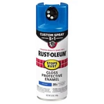 Rust-oleum Stops Custom Spray 5-IN-1 Gloss Sail Blue Paint (case Of New. Price: $62.95.