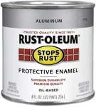 Rust-oleum 7715730 Protective Enamel 1/2 Pint Oil Base Paint, Aluminum New. Price: $25.98.