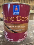 Sherwin Williams Super Deck Solid Color Stain/semi-transparent/covered Bridge New. Price: $39.99.