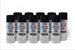 X10 Quick Color Flat Black General Purpose Interior Exterior Spray Paint Oz. New. Price: $77.00.