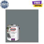 Glidden Porch & Floor Paint, Dark Gray Satin, Interior/exterior, Primer, 1GALLON New. Price: $42.59.