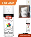Krylon Colormaxx Spray Paint & Primer, 12 Oz Matte White - Indoor/outdoor Use New. Price: $14.99.