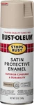 Rust-oleum 276271 Stops Spray Paint, 12 Oz, Satin French Beige New. Price: $14.62.