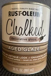 Rust-oleum Chalked Decorative Aged Glaze Brown (30 Fl. Oz.) New. Price: $29.99.
