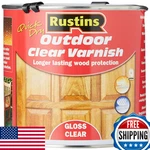 Rustins EAVG1000 1L Outdoor Varnish Gloss - Clear New. Price: $43.75.