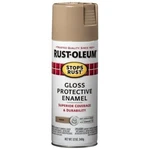 6 Pack Rust-oleum Stops Protective Enamel Gloss Khaki 249032 Free Shipping New. Price: $42.99.