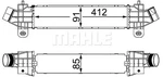 Mahle Behr Charge Air Cooler CI25000S Au Brand. Price: $83.42.