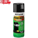 Rust-oleum High Heat Ultra Enamel Spray Tough Semi-gloss Black, Up 1200 F New. Price: $15.95.