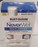 Rust-oleum Neverwet Liquid Repelling Treatment 18OZ. Bright White 27660 New. Price: $16.99.