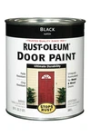 Rust Oleum Door Paint 32 Fl Oz Black Weather Resistant Quick Dry Satin Finish New. Price: $34.29.