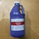 Handy Art Acrylic Paint Half Gallon, Violet New. Price: $27.99.
