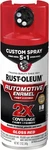 Rust-oleum 2X Automotive Enamel Custom Spray 5-IN-1 Paint, 12 Oz, Gloss Re New. Price: $18.99.