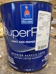 Gallon Sherwin Williams Super Paint Interior Flat/ 7071 Gray Screen New. Price: $39.99.