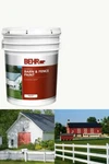 New Behr Pro White Exterior Barn And Fence Paint Oil-latex 5 Gal Livestock-safe. Price: $112.99.