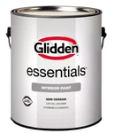 Glidden Essentials Pure White/flat Matte Interior Base Paint, Washable - 1 Gal New. Price: $29.97.
