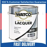 Watco 63031 Lacquer Clear Wood Finish, Gallon, Gloss New. Price: $84.99.