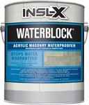 Insl-x Waterblock Acrylic Masonry Waterproofer Paint, White, 1 Gallon New. Price: $44.99.