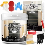 Wood Furniture Paint, 18OZ Black All One Ready To Use For Refi... New. Price: $24.92.