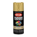 Krylon Fusion K02770007 ALL-IN-1 Spray Paint For In/outdoor Metallic Gold 12 Oz New. Price: $16.55.