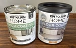Rust-oleum Home Floor Coating Ultra White Base And Topcoat Matte Nib New. Price: $40.00.