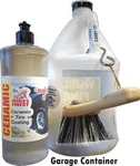 Ceramic Tire Coating Kit With Patented Garage Container & Full-size Brush New. Price: $39.95.