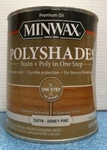 Minwax Polyshades Wood Stains, Satin Honey Pine Qt. (61310) Fs Open. Price: $30.00.