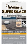 Varathane Super Glaze Pour-on High Gloss Epoxy Quart Classic Gray New. Price: $23.99.