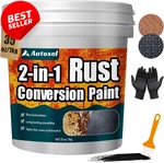 2-IN-1 Rust Converter Metal Primer 35OZ Heat Resistant Auto Marine New. Price: $43.79.