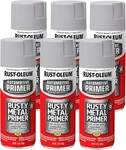 Rust-oleum 249331 Rusty Metal Primer Spray Paint 12OZ Light Gray 6 Pack New. Price: $99.90.