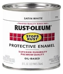 Rust-oleum 7791730 Protective Enamel, 8-OUNCE, Satin White New. Price: $15.95.