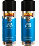 X Hycote Satin Black 400ML Spray Paint Finish Aerosol - UK0271 TH102 New. Price: $14.59.