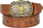 Western Buckle Belts For Mens Cowboy With Leather Country Cow... New. Price: $16.99.
