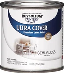 Rust-oleum 1993730 Painter's Touch Latex Paint, Half Pint, Semi-gloss White 8 Fl New. Price: $22.68.