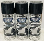 (3-PACK) Rustoleum Peel 11OZ. Gloss Black Temporary Coating 316176 New. Price: $34.95.